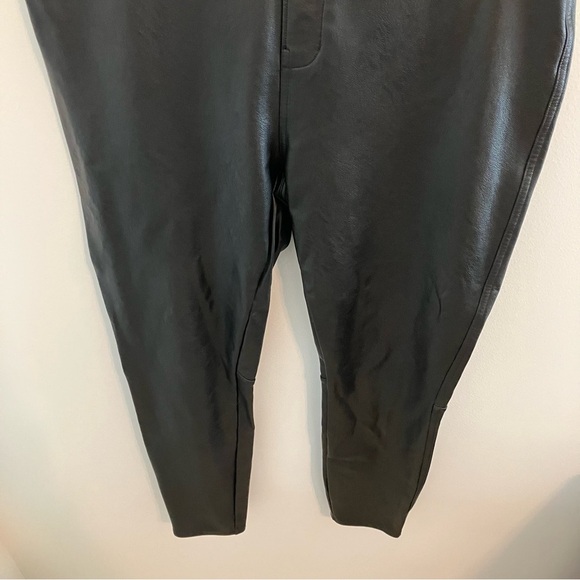 Spanx Faux Leather-Like Ankle Skinny Pants in Black Large - Picture 5 of 13